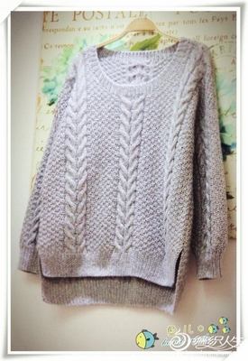 粗針織簡潔復(fù)古麻花前.-編織人生移動門戶