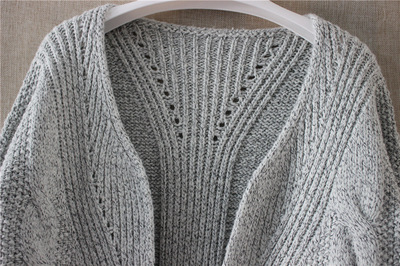 2015秋冬新風(fēng)尚 大麻花口袋粗線針織開(kāi)衫，詮釋OL優(yōu)雅通勤風(fēng)